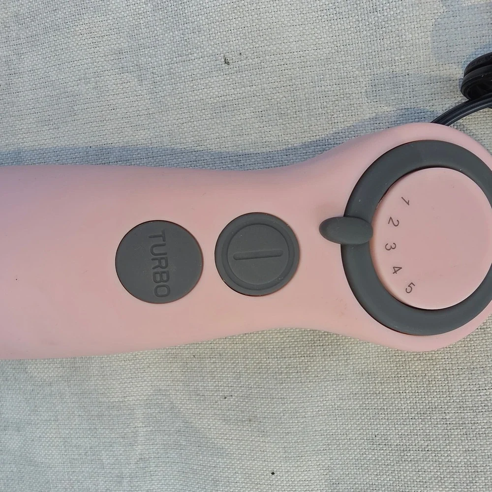 Dash Chef Series Immersion Hand Blender Pink Stainless Steel 5-Speed Turbo Mode